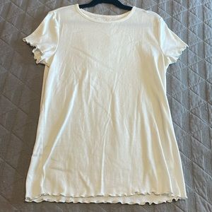 Art class girls simple white tee